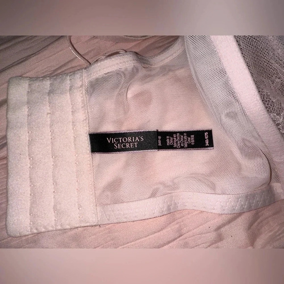 Victoria's Secret VERY SEXY High-neck Lace-up Push-Up Bra Pink Sexy 34D #1330 - Picture 9 of 10